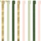 8 Rolls Moss Sage Green Pink Crepe Paper Streamers(Moss Green)